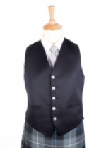 Kilt Vest - BLACK OR NAVY BARATHEA - stock sizes