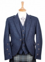 Kilt Jacket- Lomond Blue Arrochar Tweed